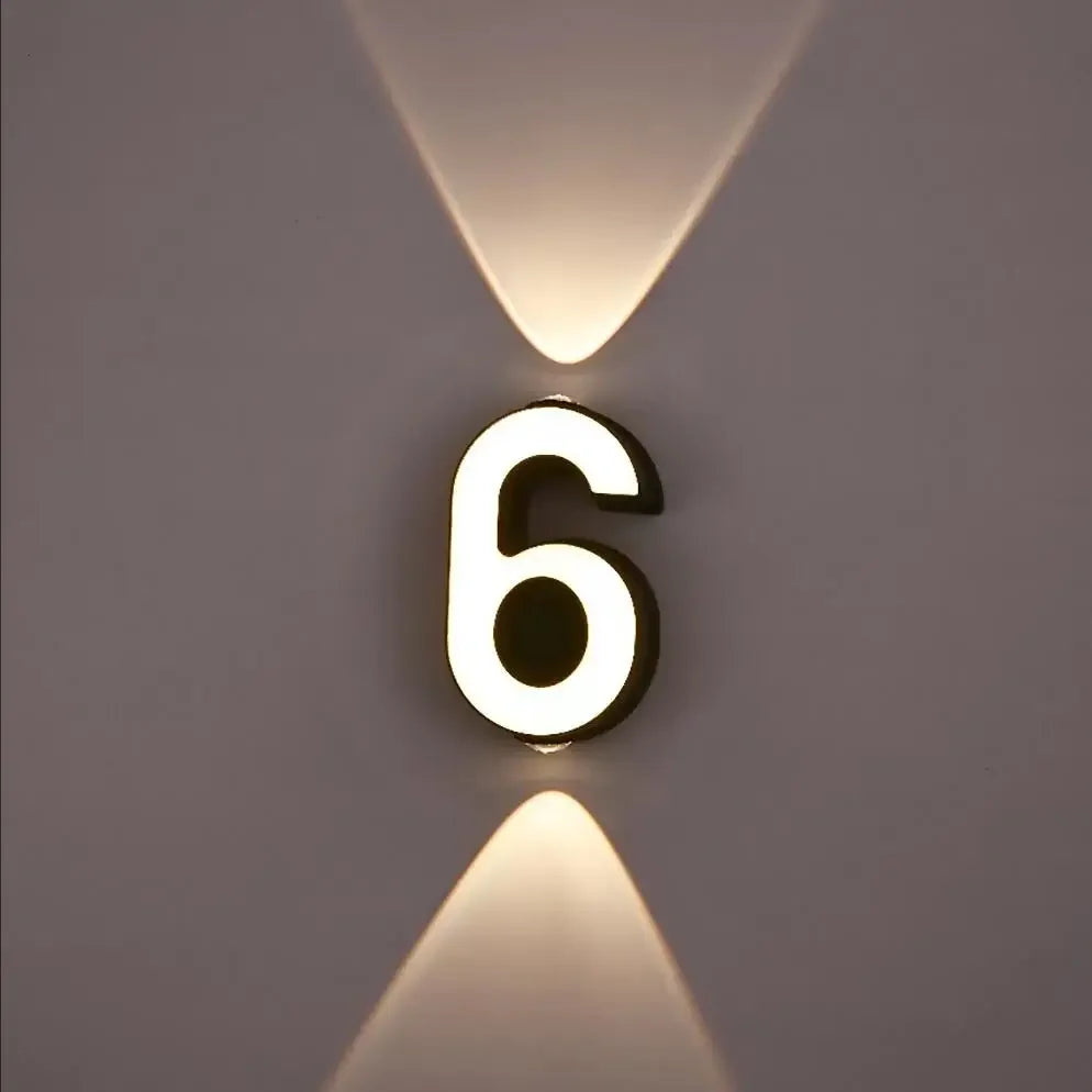 House Number Lamp