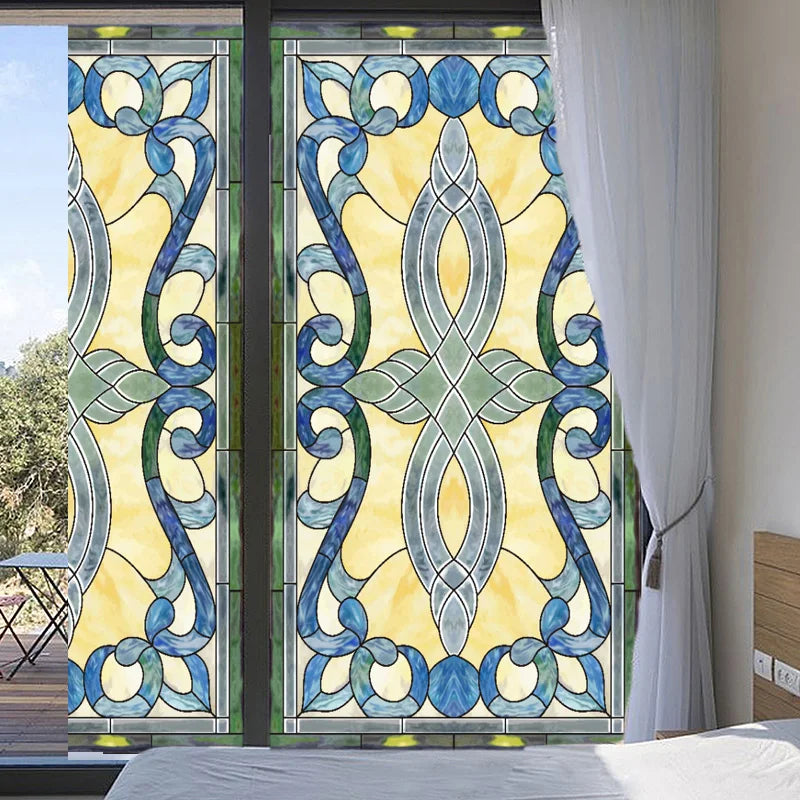 Retro Church Window Stickers