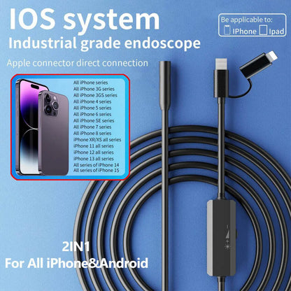 Android/iphone Endoscope camera