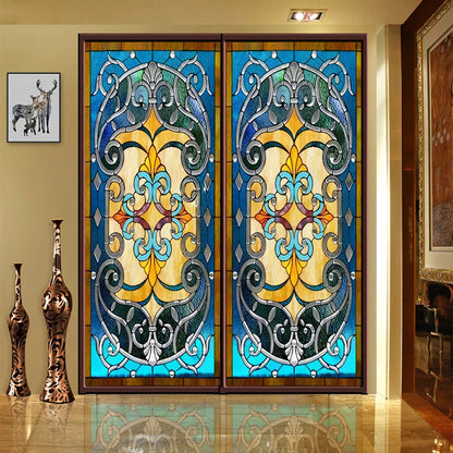 Retro Church Window Stickers