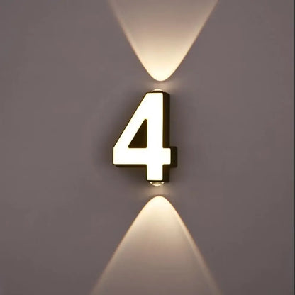House Number Lamp