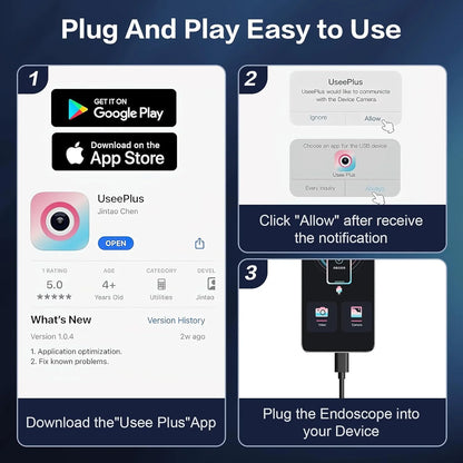 Android/iphone Endoscope camera