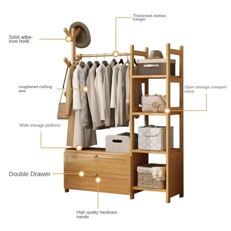 Nordic Floor-standing Wardrobe