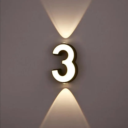 House Number Lamp