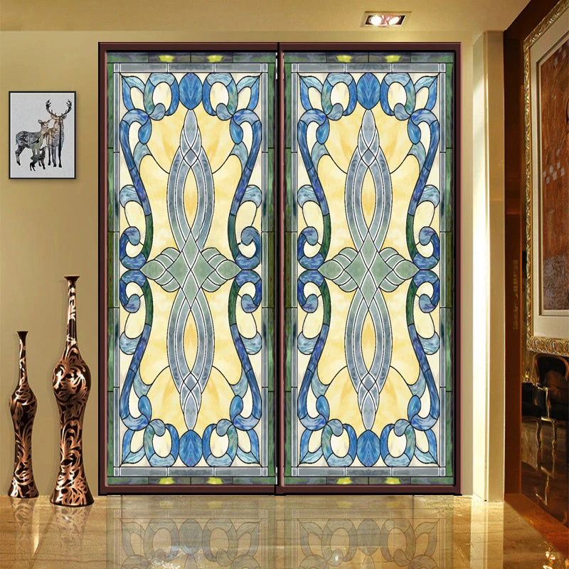 Retro Church Window Stickers