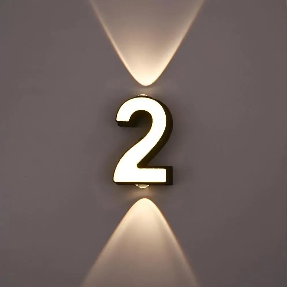 House Number Lamp